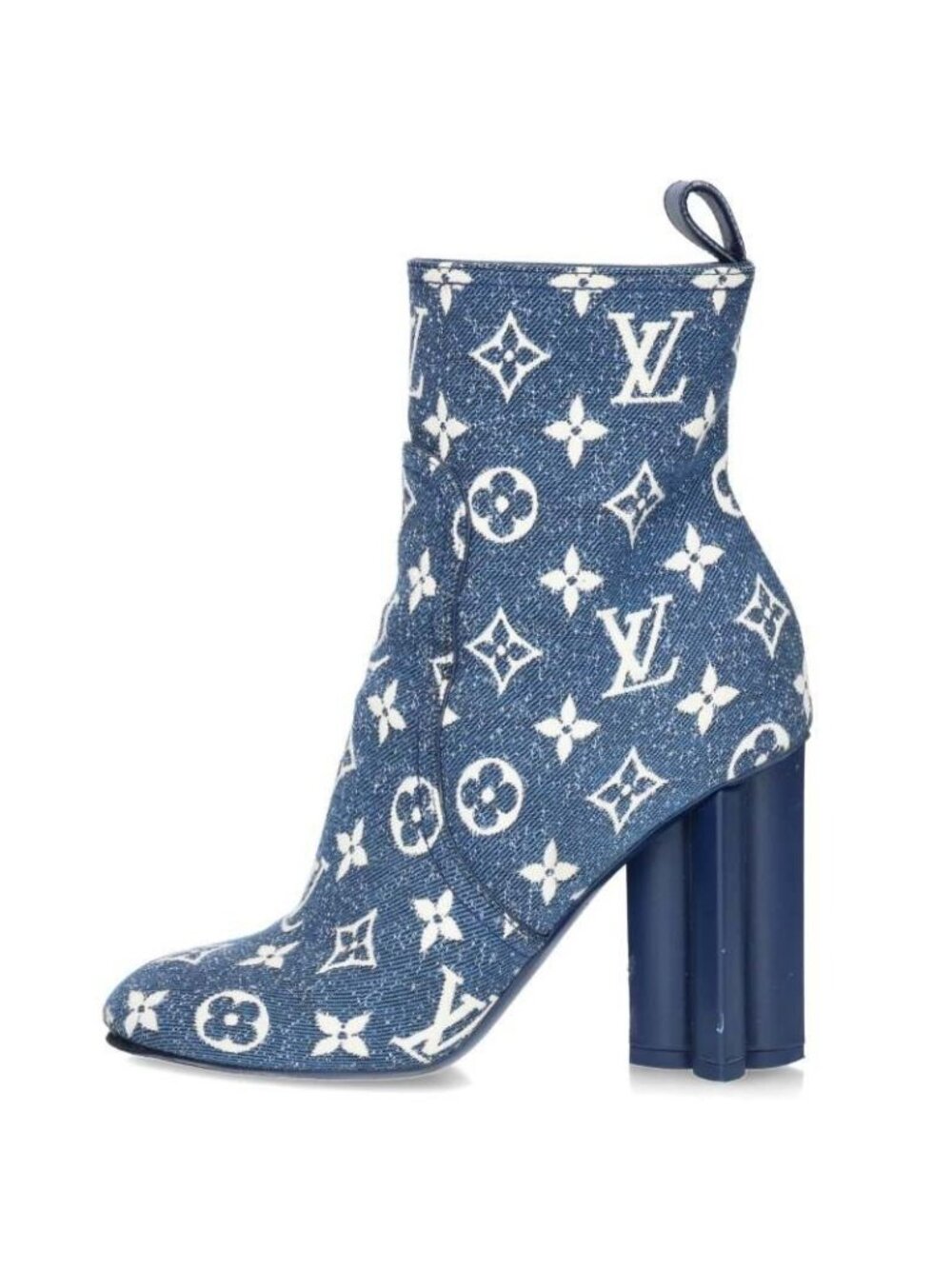 Louis Vuitton Silhouette Line Ankle Boots Monogram All Over Print